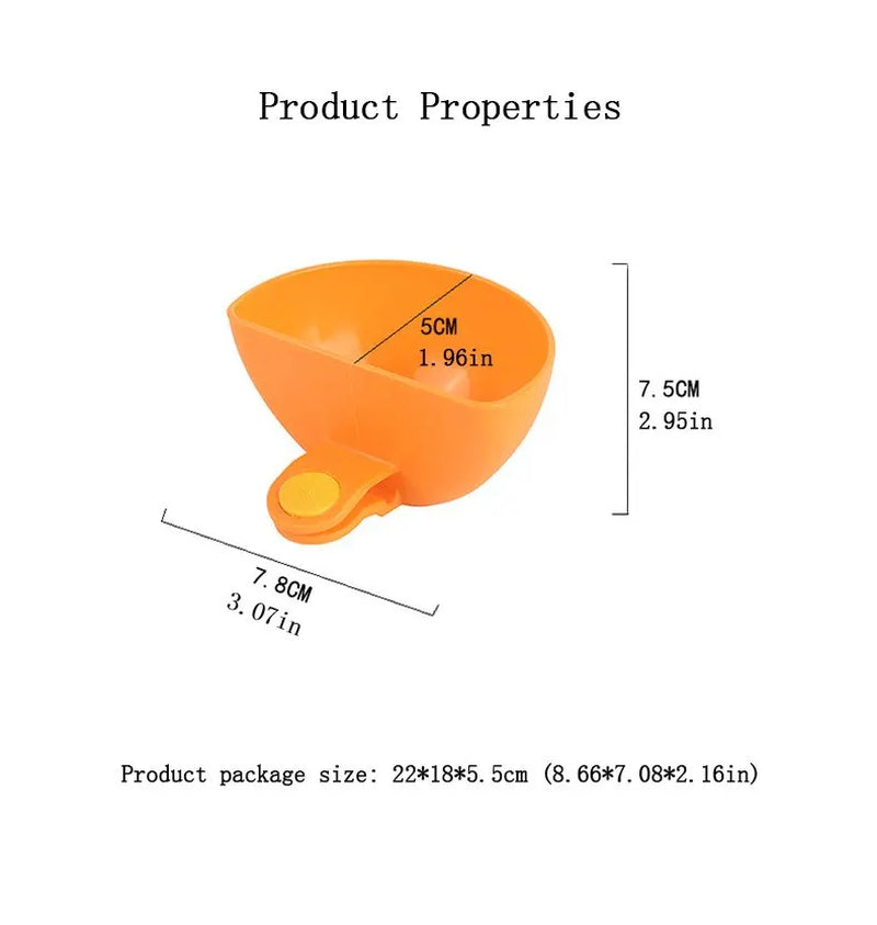 4Pcs Salad Bowl Dressing Bowl Clipable Small Plate Fries Mate Dressing Dish Dressing Box Kitchen Gadgets