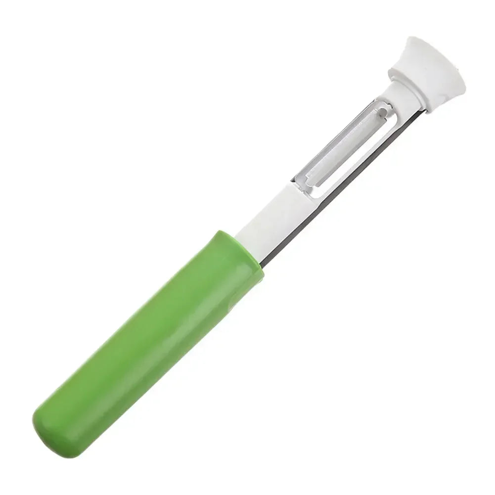 2025 New 2 in 1 Apple Peeler Telescopic Stainless Steel Apple Core Remover Fruit Corer Apple Seed Remover Kitchen Gadgets Tool