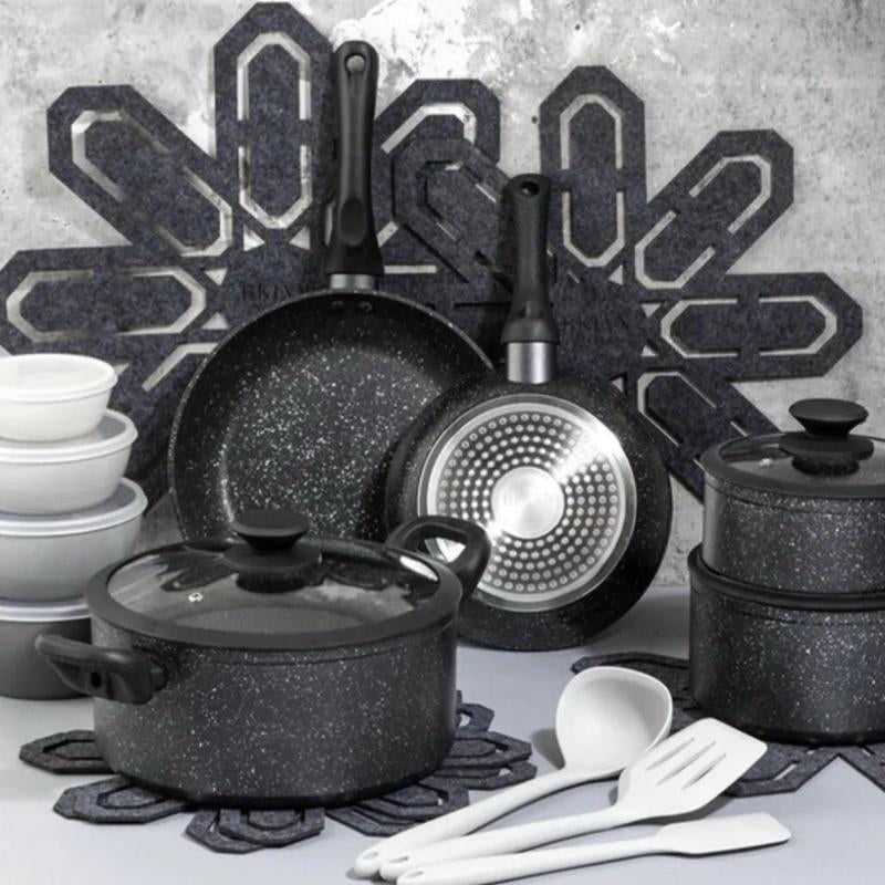 28 Piece Nonstick Cookware Set