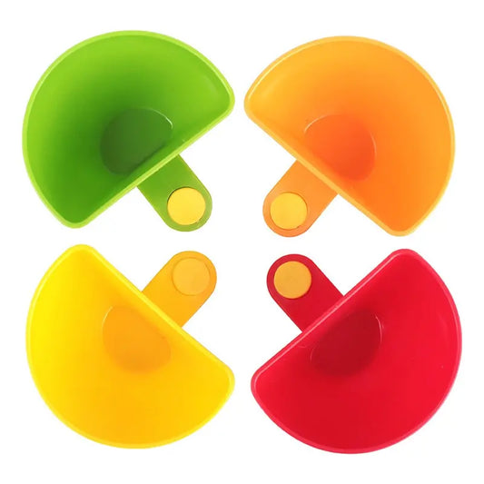 4Pcs Salad Bowl Dressing Bowl Clipable Small Plate Fries Mate Dressing Dish Dressing Box Kitchen Gadgets