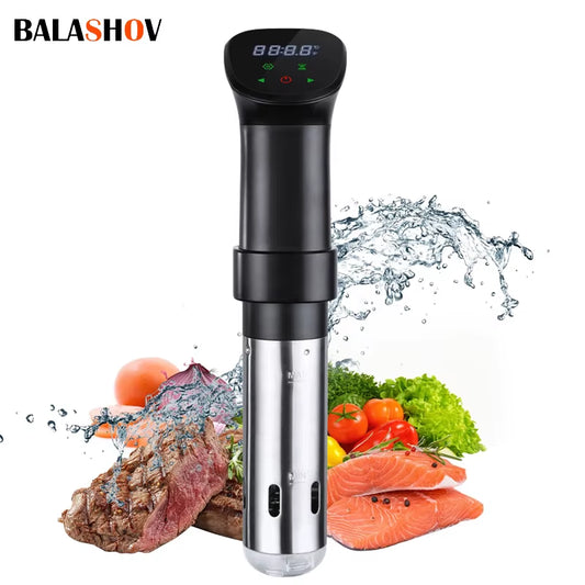 1800W Waterproof Vacuum Sous Vide Cooker Immersion Circulator Accurate Cooking with LED Digital Display Smart Slow Cooker Heater